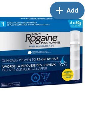 Men's Rogaine Hair Regrowth Treatment 6×60g